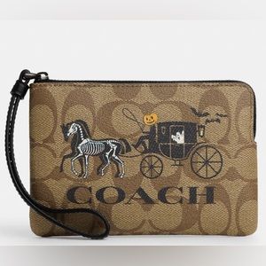 Coach Halloween wristlet
